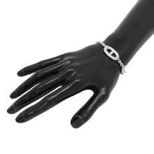 将图像加载到图库查看器中,HERMES Chaine d'Ancre Farandole Bracelet Size XS SV925