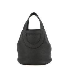 将图像加载到图库查看器中,HERMES in-the-loop Tote Bag Black Taurillon Clemence Swift Leather Size 18