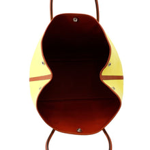 Load image into Gallery viewer, HERMES Garden Party Lime/Brown Toile Officier Negonda Leather Size PM