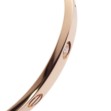 将图像加载到图库查看器中,CARTIER Love Bracelet Classic Model Diamond Size 16 ClassicsB6069916 18K Pink Gold