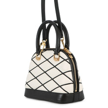 将图像加载到图库查看器中,LOUIS VUITTON Alma BB White/BlackM23761 Lamb Leather Size BB