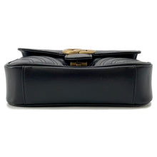 Load image into Gallery viewer, GUCCI GG Marmont Shoulder Bag Black446744 Leather Size Small