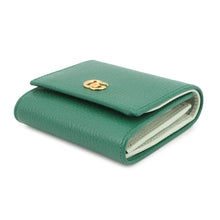 Load image into Gallery viewer, GUCCI Double G Medium Wallet Green/Light Green598587 Leather