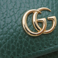 Load image into Gallery viewer, GUCCI Double G Medium Wallet Green/Light Green598587 Leather