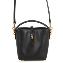 Load image into Gallery viewer, SAINT LAURENT PARIS LE 37 Bucket Bag 2WAY Shoulder Bag Black765870 Leather Size Mini