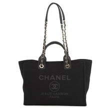 Load image into Gallery viewer, CHANEL Deauville Line BlackAS3257 Canvas Size Small