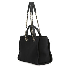 Load image into Gallery viewer, CHANEL Deauville Line BlackAS3257 Canvas Size Small