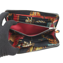 Load image into Gallery viewer, HERMES Azap Long silk in Black Epsom
