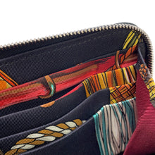 Load image into Gallery viewer, HERMES Azap Long silk in Black Epsom