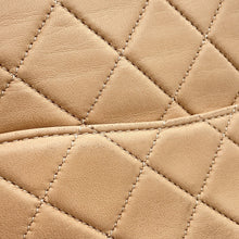 Load image into Gallery viewer, CHANEL Matelasse Hula Hoop Handbag Beige/BlackA66222 Lambskin