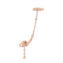 Load image into Gallery viewer, HERMES Chaine d'Ancre・Chaos EarringsH222525B 18K Pink Gold