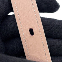 将图像加载到图库查看器中,Delvaux Tempate Pink/Jasmin FlowerAA0505AAM0ARFDO Leather Size PM