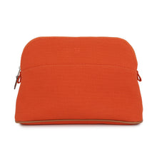 Load image into Gallery viewer, HERMES Bolide Pouch Orange Canvas Size MM