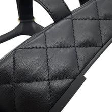 Load image into Gallery viewer, CHANEL Chain strap Sandals BlackG46300 Leather Size 38