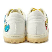 将图像加载到图库查看器中,GUCCI Hattie Stuart Mac 80 Sneakers White/Multicolor Canvas Rubber Size 8(Approximately10.6")