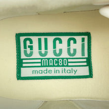将图像加载到图库查看器中,GUCCI Hattie Stuart Mac 80 Sneakers White/Multicolor Canvas Rubber Size 8(Approximately10.6")