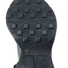 将图像加载到图库查看器中,GUCCI Lighton Sneakers Black757857 CowhideLeather Size 9 1/2(Approximately11.2")