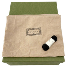 Load image into Gallery viewer, GUCCI Lighton Sneakers Black757857 CowhideLeather Size 9 1/2(Approximately11.2")