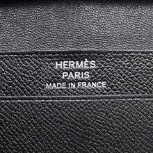 Load image into Gallery viewer, HERMES Bearn Mini Mono Chrome Black Veau Madame