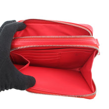 Load image into Gallery viewer, Dior ERL Collaboration Mirage Zip Pouch Shoulder Bag Red2ESBC119RAY Nylon Leather Canvas