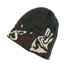 Load image into Gallery viewer, LOUIS VUITTON Scribble Beanie LV Fit Size s Black/White/GreenM5278A Cotton100%