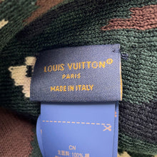 Load image into Gallery viewer, LOUIS VUITTON Scribble Beanie LV Fit Size s Black/White/GreenM5278A Cotton100%