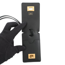Load image into Gallery viewer, BALENCIAGA Tag Key RingBag Charm Black8196402ABMB1000 Leather