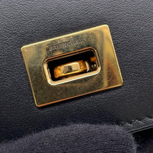 Load image into Gallery viewer, BALENCIAGA Tag Key RingBag Charm Black8196402ABMB1000 Leather
