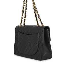 Load image into Gallery viewer, CHANEL Jumbo Matelasse ChainShoulder Bag BlackA01094 Lambskin Size 34