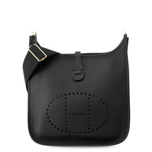 将图像加载到图库查看器中,HERMES Evelyne 3 Black Taurillon Clemence Size PM