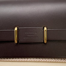 将图像加载到图库查看器中,HERMES Herbag zip Ecru/Ebene Toile H Vache Hunter Leather Size Mini