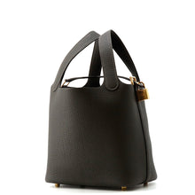 Load image into Gallery viewer, HERMES Picotin Lock Dark Bronze Taurillon Clemence Size PM