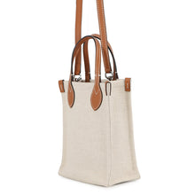 Load image into Gallery viewer, GUCCI Super Mini Tote Bag Ivory/Brown799300 Canvas Leather