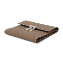 将图像加载到图库查看器中,HERMES Clic Card Case Etoupe Epsom