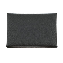 Load image into Gallery viewer, HERMES Calvi Duo Black Chevre Myzore Goatskin