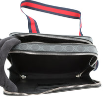 Load image into Gallery viewer, GUCCI GGBlack Shoulder Bag Black822072 FADJA GG Supreme Leather