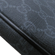 将图像加载到图库查看器中,GUCCI GGBlack Shoulder Bag Black792081 FADJA GG Supreme Leather