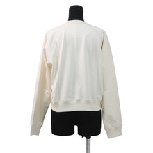 Load image into Gallery viewer, HERMES Raglan Sleeve Knitted Fabric "Della Cavalleria" Embroidery Size 38 Blanc CasseH5H4626DE9134 Silk68% Cotton32%