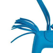 Load image into Gallery viewer, HERMES Rodeo Blue Zanzibar Lambskin Size PM