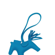 Load image into Gallery viewer, HERMES Rodeo Blue Zanzibar Lambskin Size PM