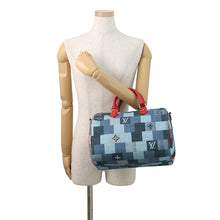Load image into Gallery viewer, LOUIS VUITTON Speedy Bandouliere Blue/RedM45041 Monogram Denim Size 30