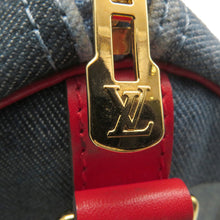 Load image into Gallery viewer, LOUIS VUITTON Speedy Bandouliere Blue/RedM45041 Monogram Denim Size 30