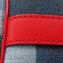 Load image into Gallery viewer, LOUIS VUITTON Speedy Bandouliere Blue/RedM45041 Monogram Denim Size 30