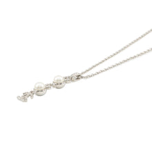 Load image into Gallery viewer, CHANEL CC Logo Faux Pearl Rhinestone NecklaceABF722 Metal Faux Pearl Rhinestone