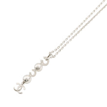 Load image into Gallery viewer, CHANEL CC Logo Faux Pearl Rhinestone NecklaceABF722 Metal Faux Pearl Rhinestone