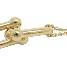 Load image into Gallery viewer, TIFFANY&Co. Hardware Double Link Necklace Size Large63364223 18K Yellow Gold