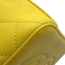 将图像加载到图库查看器中,CHANEL Matelasse Vanity ChainShoulder Bag YellowAS3228 Lambskin