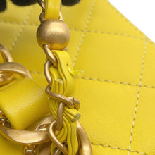 将图像加载到图库查看器中,CHANEL Matelasse Vanity ChainShoulder Bag YellowAS3228 Lambskin