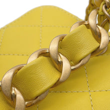 将图像加载到图库查看器中,CHANEL Matelasse Vanity ChainShoulder Bag YellowAS3228 Lambskin