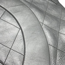 Load image into Gallery viewer, CHANEL CC Logo Club Monaco Chain Tote Bag Silver Shiny Calf Leather